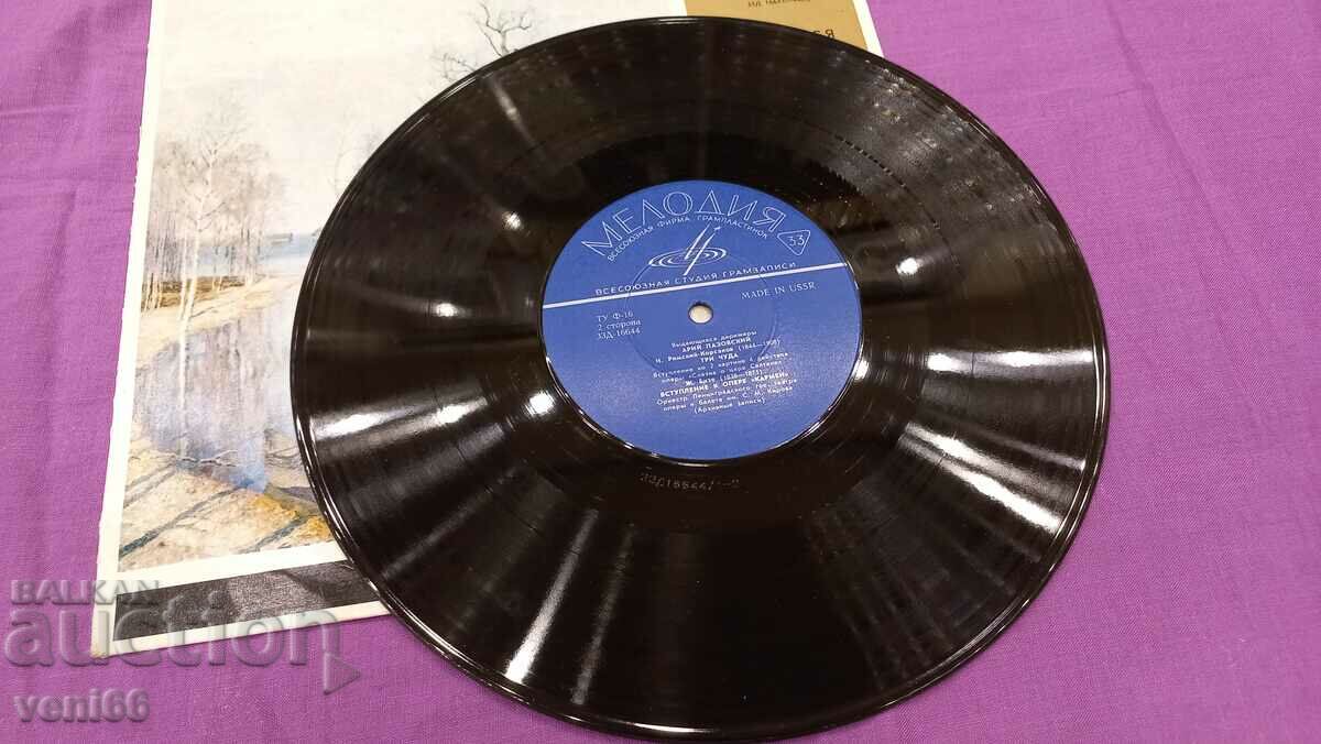 Gramophone plate - medium format with price 3.00 BGN | € 1.53 Gramophone plate - medium format with price 3.00 BGN | € 1.53