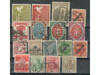 Postage stamps - mix - lot 102, Reich - 17 stamps