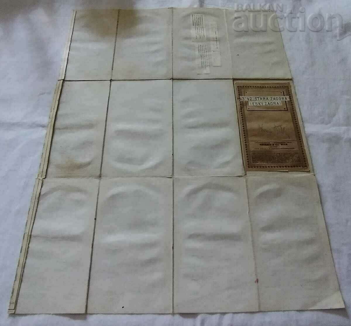 Military Map Headquarters Stara Zagora Haskovo, Localities.. Before 1912-13 - 7