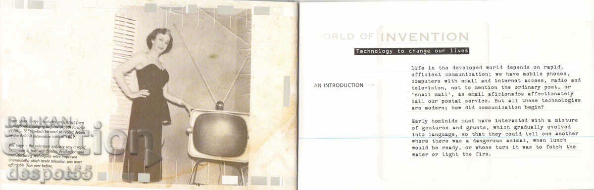 2007. Great Britain. The world of inventions. Carnet. - 6
