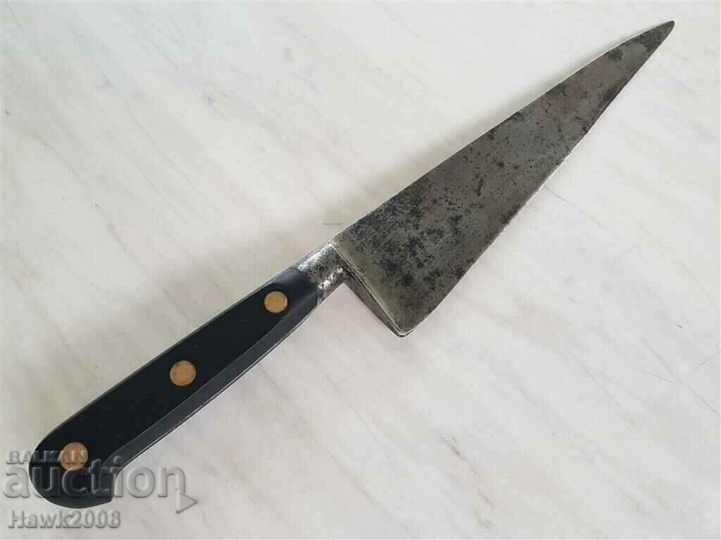 Unique old interesting quality forged knife bronze rivets - 6 Unique old interesting quality forged knife bronze rivets - 6