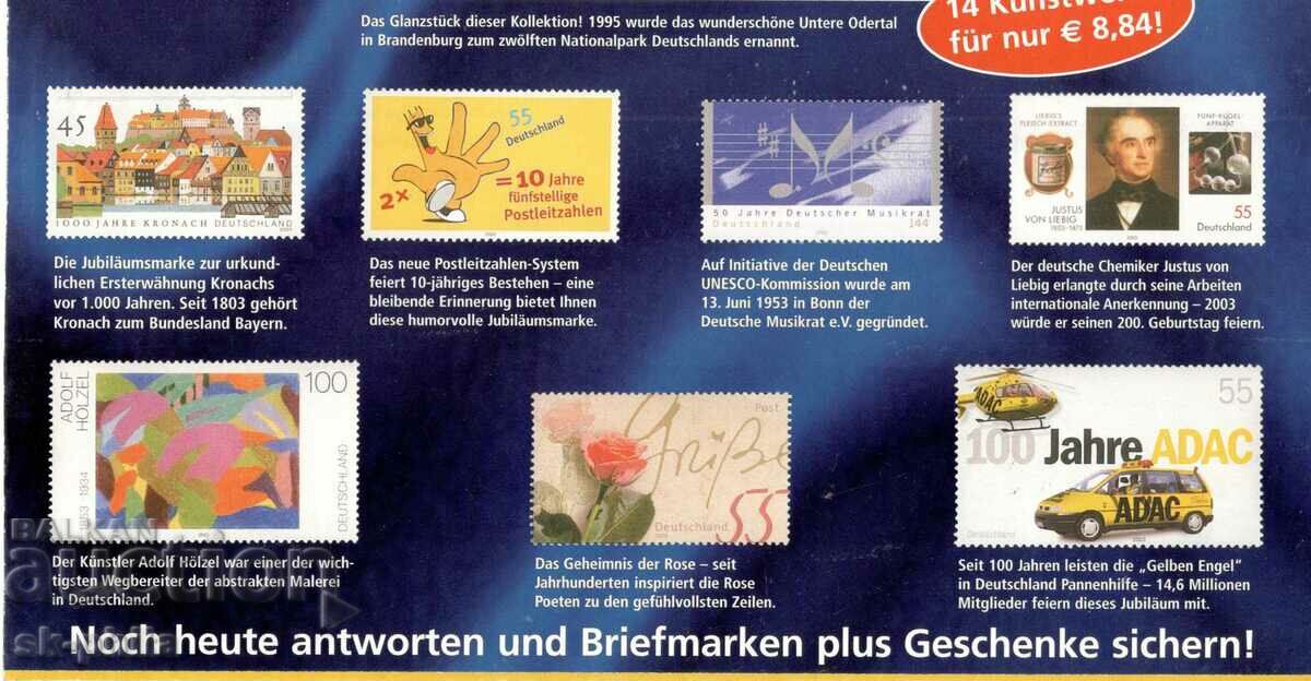 Delivery of Mailing envelope - advertising - 1 stamp with special stamp Delivery of Mailing envelope - advertising - 1 stamp with special stamp