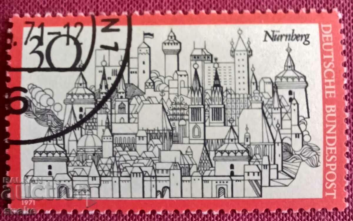 Germany 1971 Cities. Nuremberg