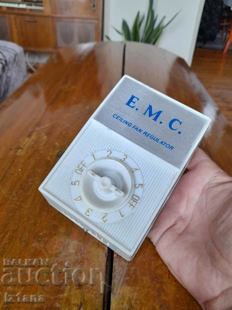 EMC ceiling fan regulator with price 32.00 BGN | € 16.36 EMC ceiling fan regulator with price 32.00 BGN | € 16.36