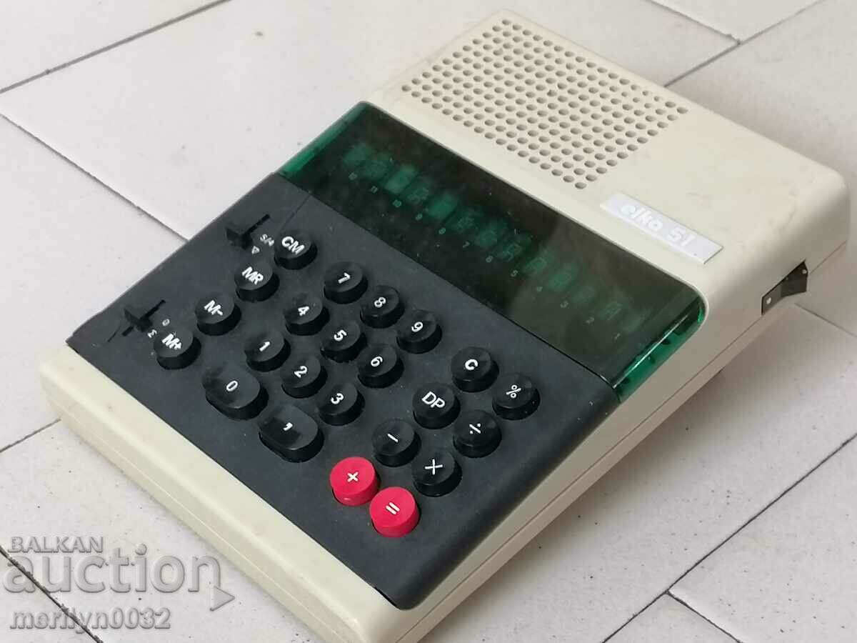 Calculator, electronic calculator, elka 51 calculator NRB - 6 Calculator, electronic calculator, elka 51 calculator NRB - 6