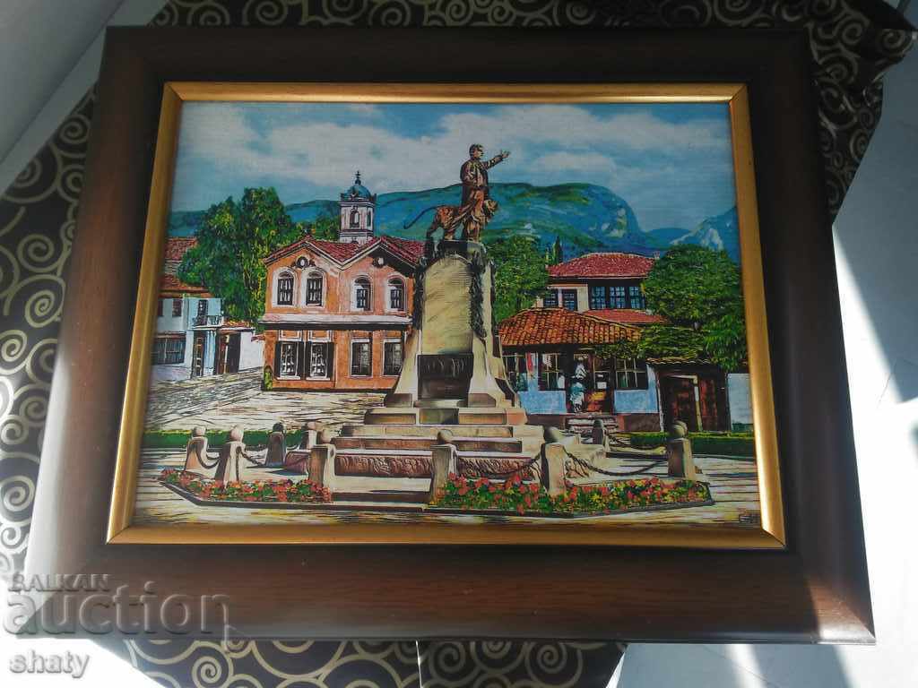 Picture of the monument of Vasil Levski.