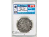 Franța 5 franci 1867 BB / argint