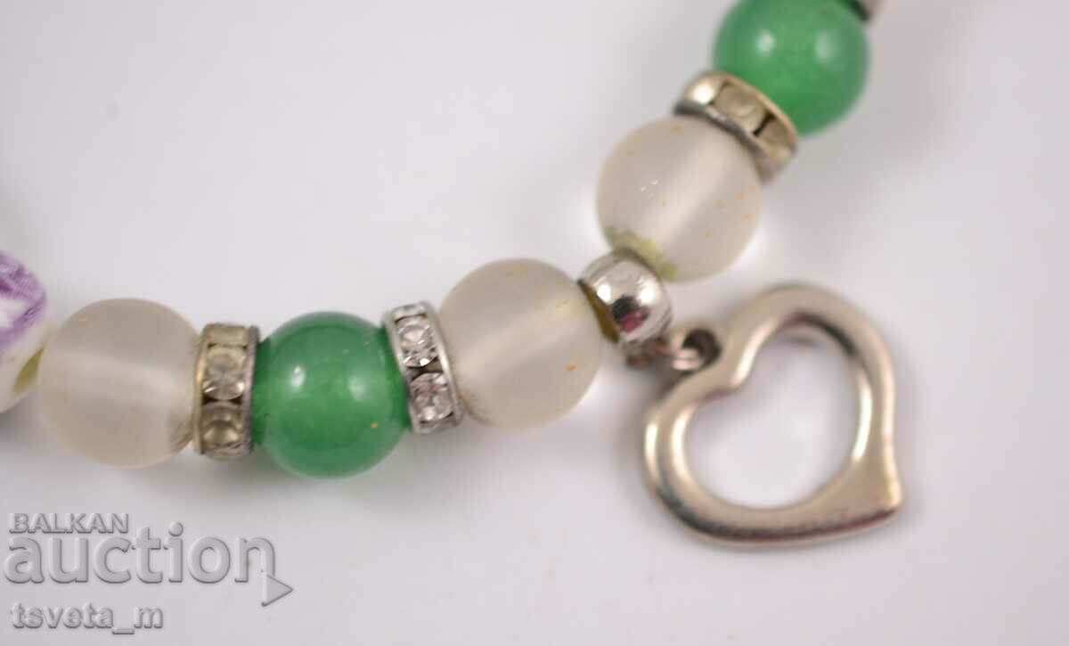 Auction  Bracelet with natural stones