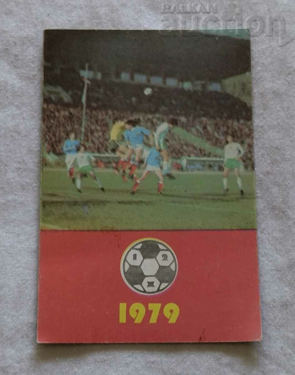 FOOTBALL SPORTS LOTTO CALENDAR 1979