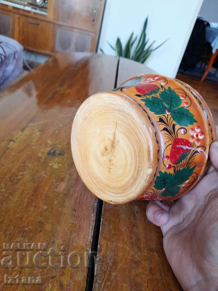 Old wooden bowl, bowl - 5 Old wooden bowl, bowl - 5