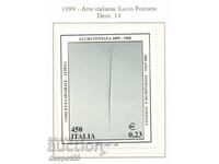 1999. Italy. Luccio Fontana (1899-1968), artist and sculptor
