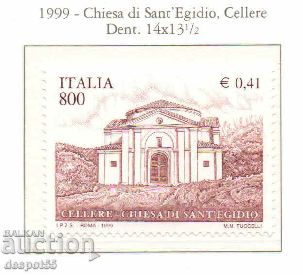 1999. Италия. Църквата Свети Егидио, Челере.