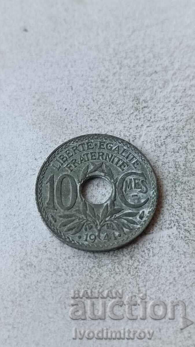 Franta 10 centimes 1941