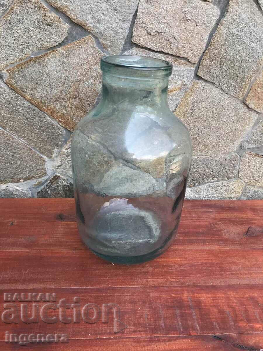 GLASS JAR 6 LITERS FOR PICKLES FROM THE EARLY SOC