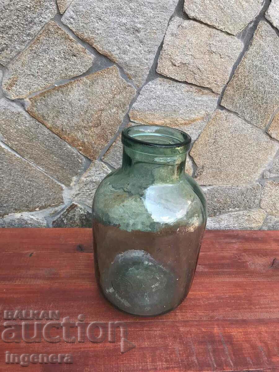 GLASS JAR 4 LITERS FOR PICKLES FROM THE EARLY SOC with price 11.00 BGN | € 5.62