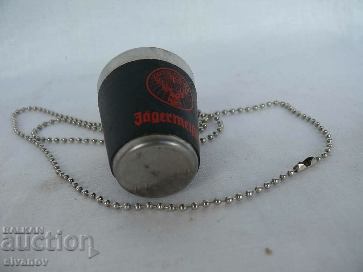 Delivery of Jägermeister shot glass on chain #1503