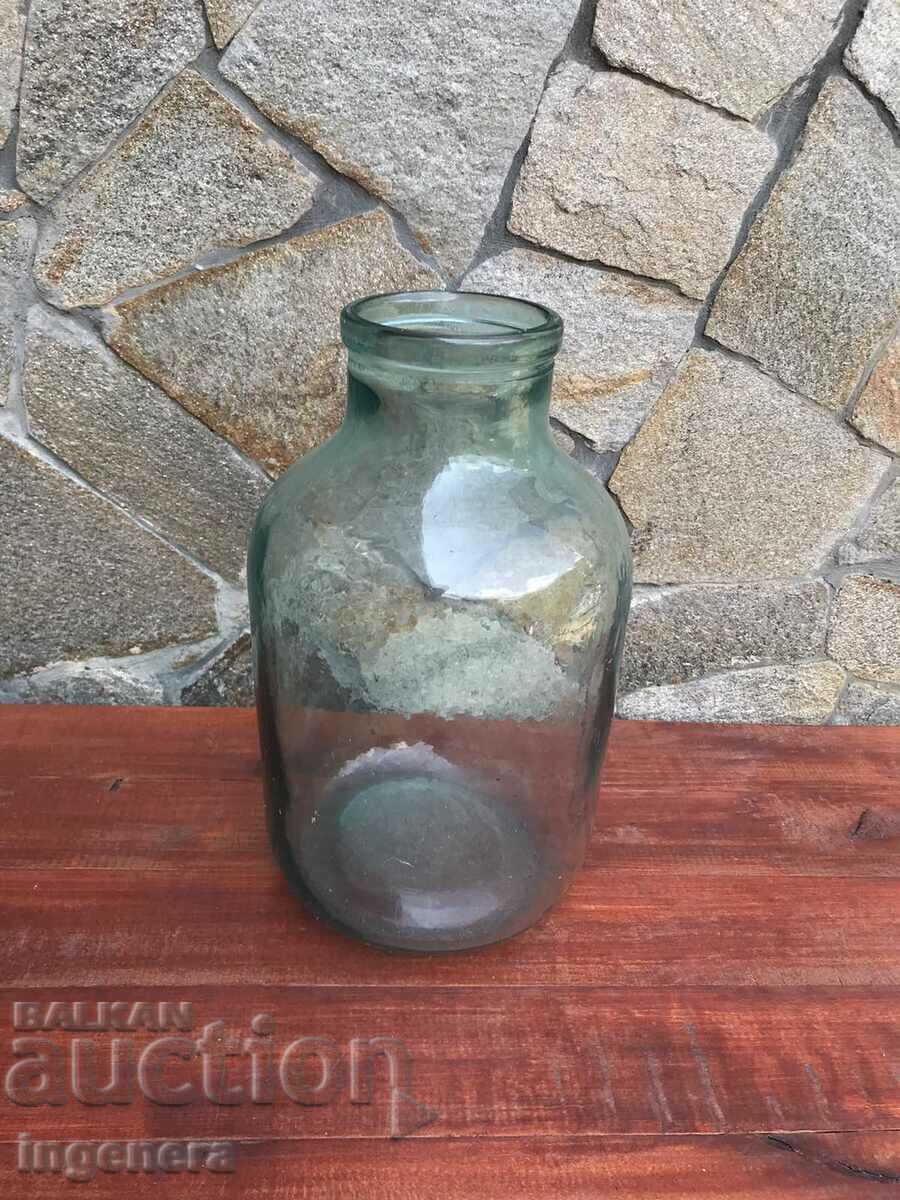 GLASS JAR 6 LITERS FOR PICKLES FROM THE EARLY SOC