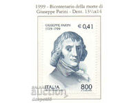 1999. Italia. 200 de ani de la moartea lui Giuseppe Parini.