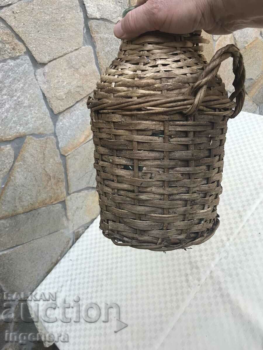 Аукцион БУРКАН СТЪКЛО ОПЛЕТКА 4 ЛИТРА ЗА ТУРШИЯ ОТ РАННИЯТ СОЦ Аукцион БУРКАН СТЪКЛО ОПЛЕТКА 4 ЛИТРА ЗА ТУРШИЯ ОТ РАННИЯТ СОЦ