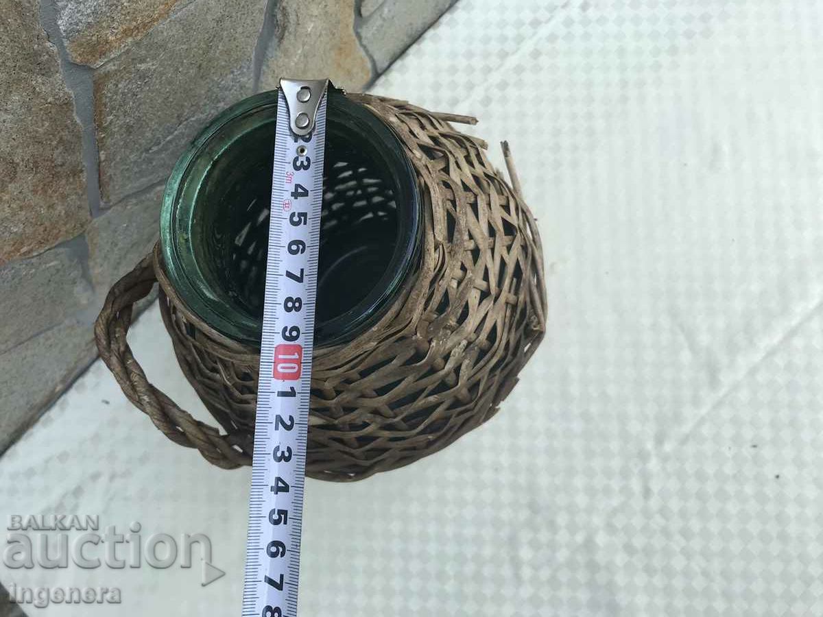 БУРКАН СТЪКЛО ОПЛЕТКА 4 ЛИТРА ЗА ТУРШИЯ ОТ РАННИЯТ СОЦ - 5 БУРКАН СТЪКЛО ОПЛЕТКА 4 ЛИТРА ЗА ТУРШИЯ ОТ РАННИЯТ СОЦ - 5