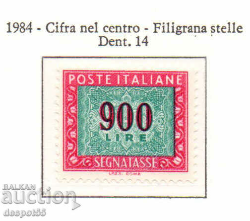 1984. Италия. Пощенски разноски - Цифрова марка.