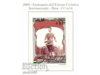 2000. Italy. 100 years of the International Cycling Union.