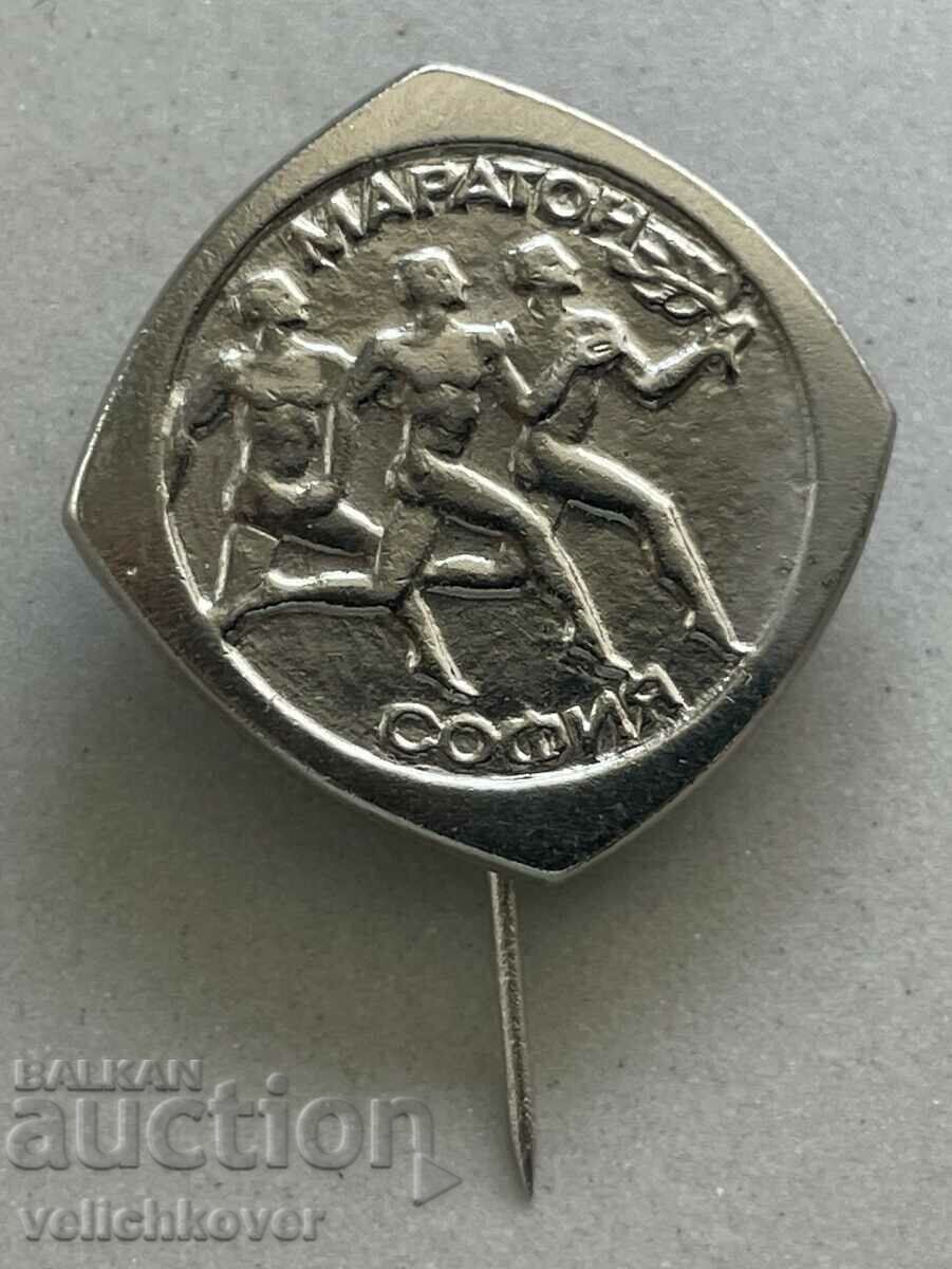 35388 България знак за Участие в Софийски маратон 90-те г.