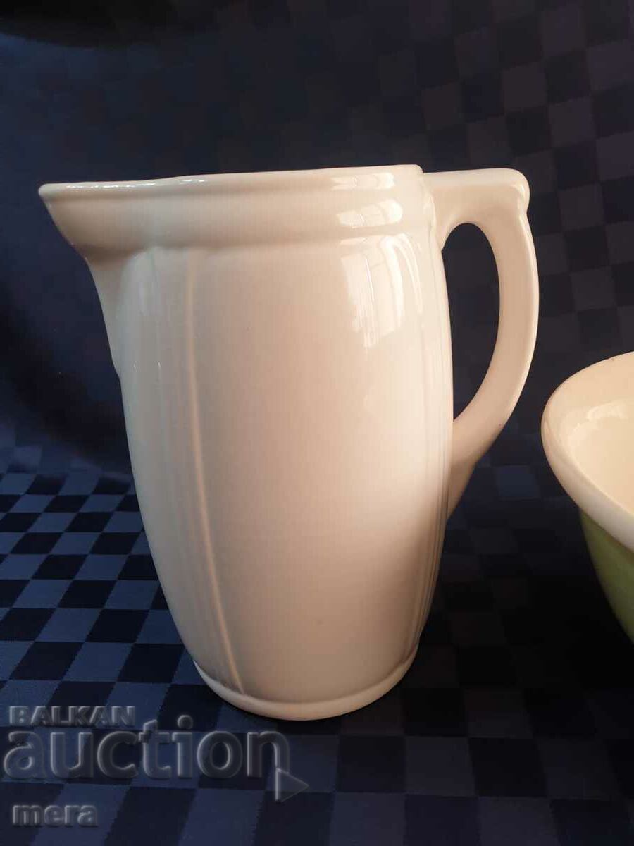 Auction Porcelain antique large sanitary set Auction Porcelain antique large sanitary set