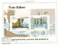 2000 Italy. Arrival of the year 2000, nature and city. Block