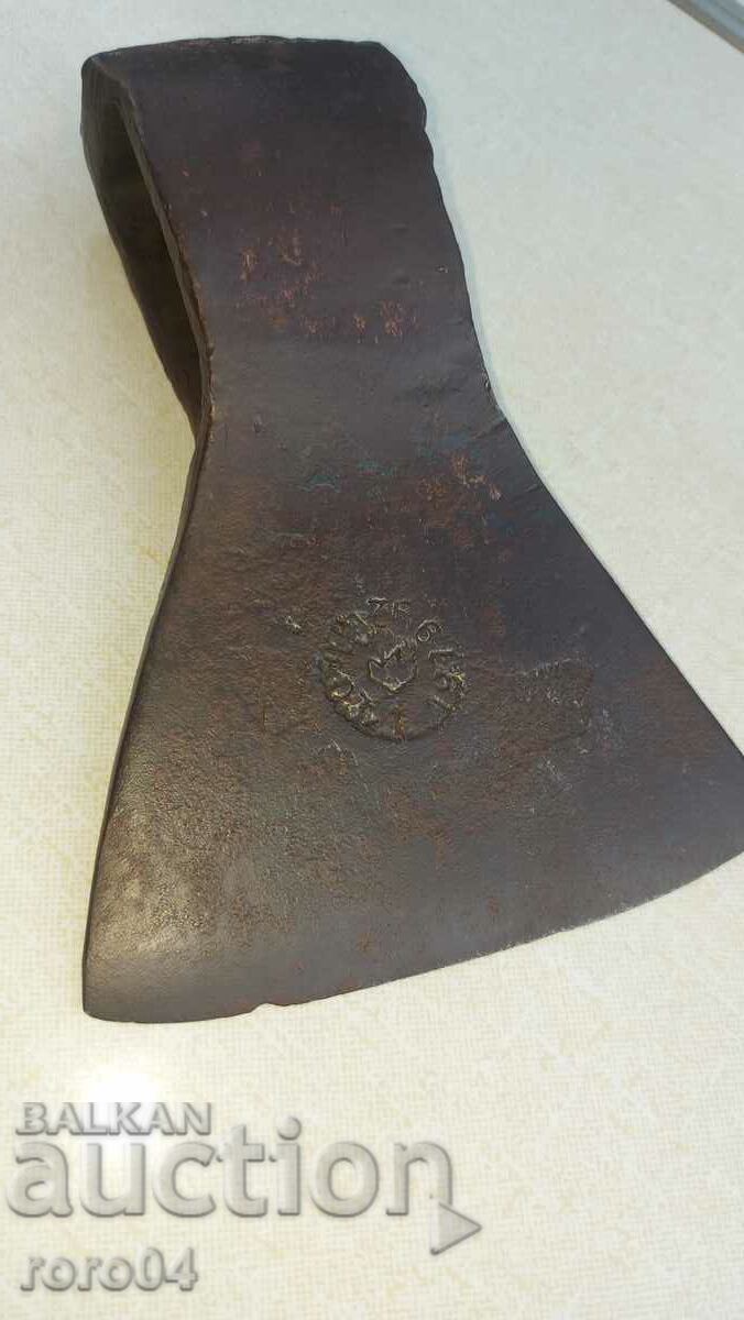 LARGE OLD AX - MARKED