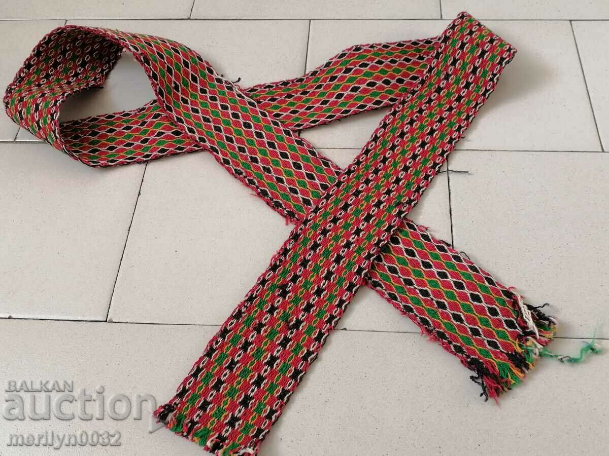 Auction Handwoven wool belt 1.84 meters wear Auction Handwoven wool belt 1.84 meters wear