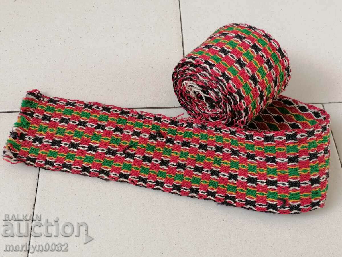 Handwoven wool belt 1.84 meters wear - 7 Handwoven wool belt 1.84 meters wear - 7