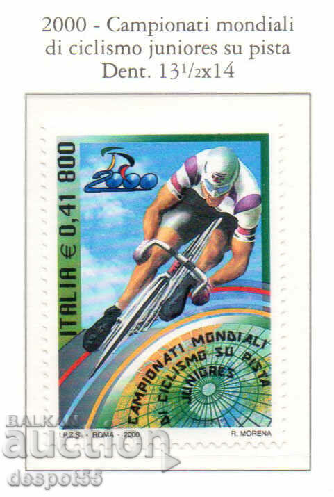 2000. Italy. World Junior Cycling Championships.
