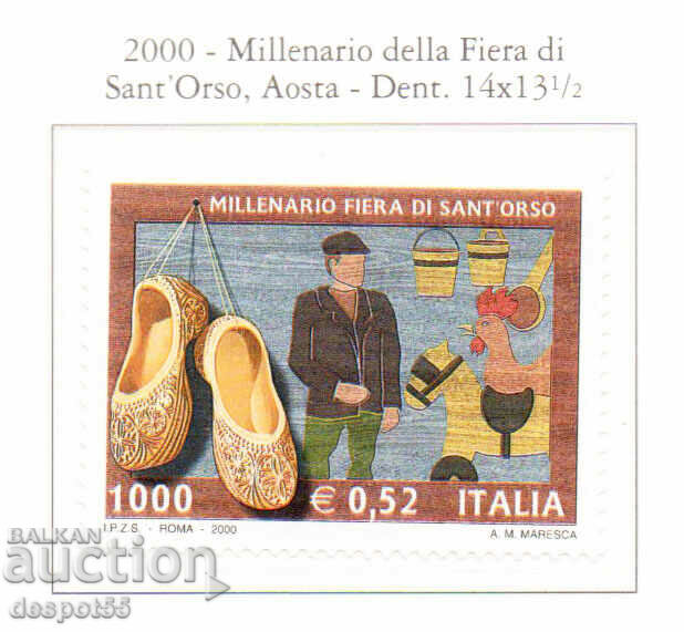 2000. Italia. Mileniul Târgului Sant'Orso.