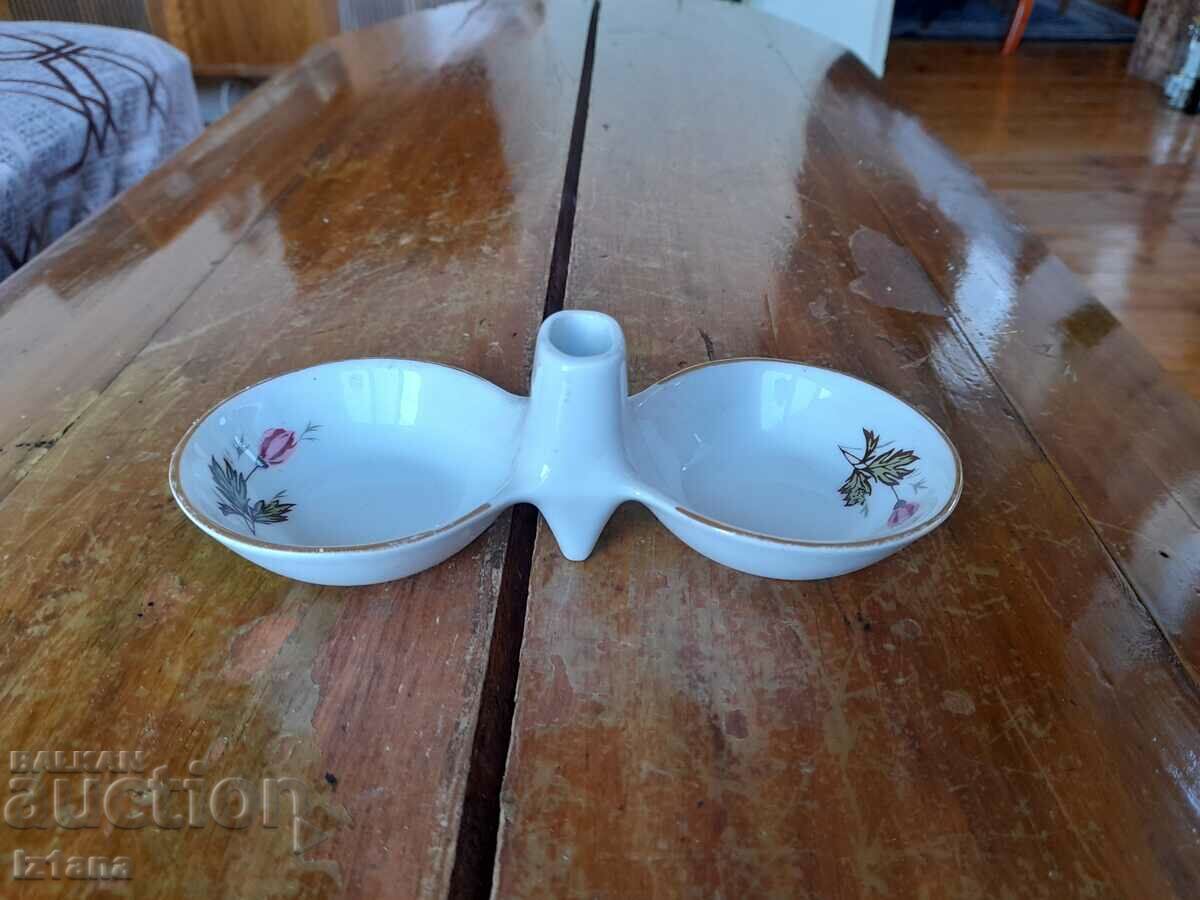 Παλιά αλατιέρα πορσελάνης Παλιά αλατιέρα πορσελάνης