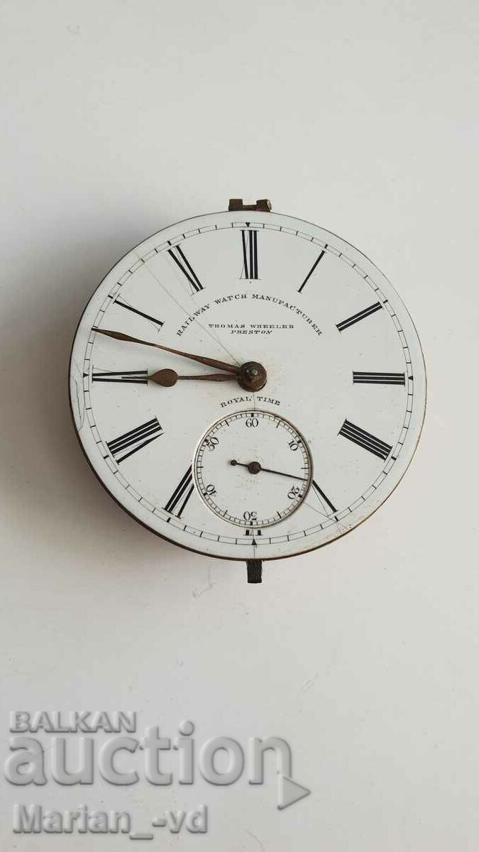 Mecanica ceasului de buzunar Thomas Wheeler Preston