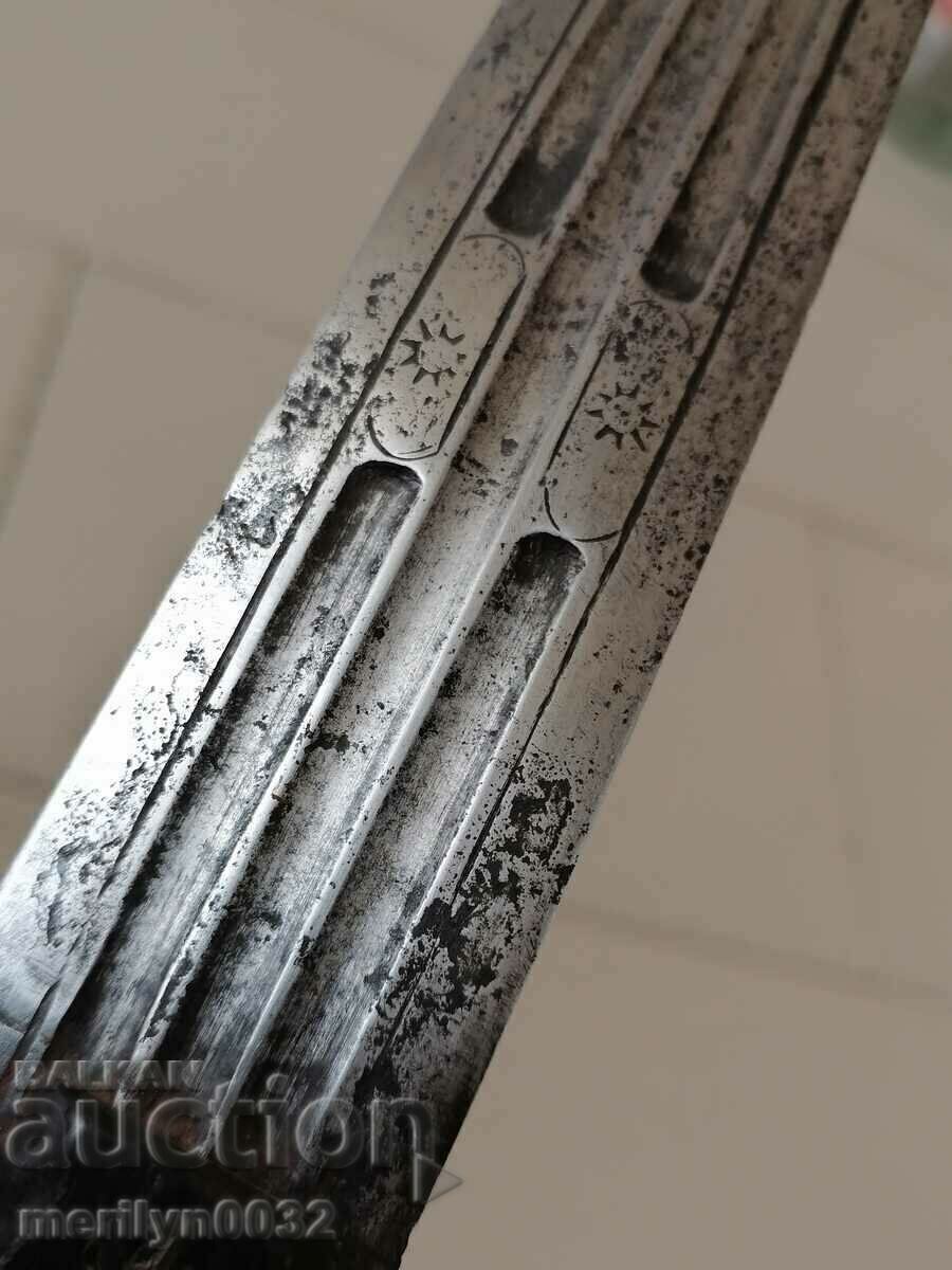 Cossack Circassian haidushka dagger with engravings ORIGINAL dagger with price 1040.00 BGN | € 531.74