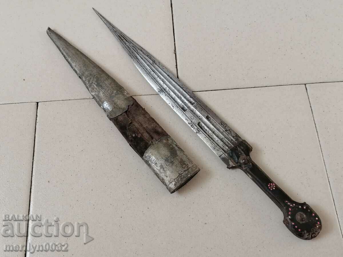 Cossack Circassian haidushka dagger with engravings ORIGINAL dagger - 5
