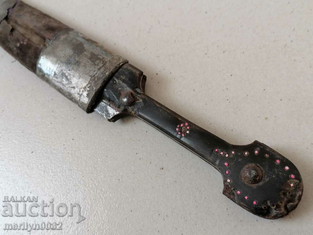 Pumnal haidushka cazac circasian cu gravuri Pumnal ORIGINAL - 6