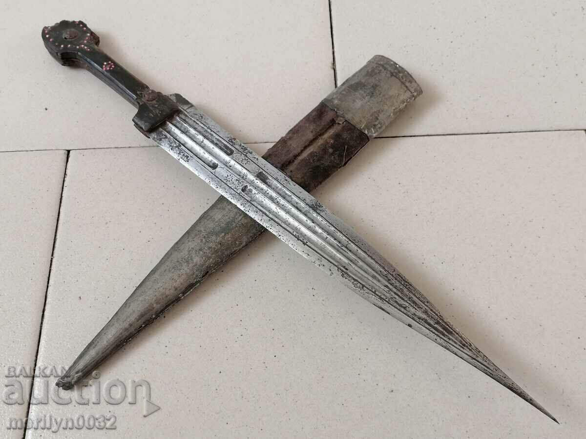 Cossack Circassian haidushka dagger with engravings ORIGINAL dagger