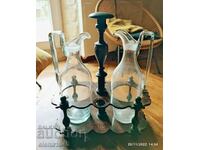 Vintage σετ λαδιού και ξιδιού