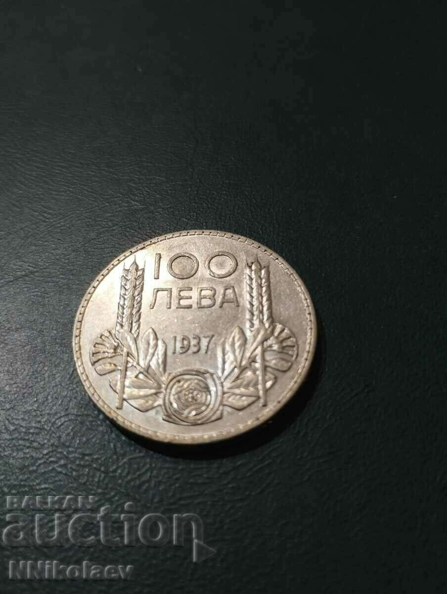 100 лева 1937г. България