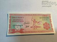 Burundi 20 de franci 1991