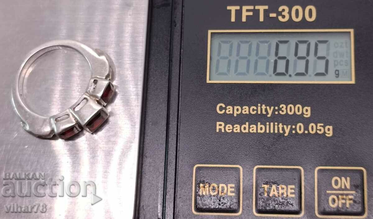 Delivery of Silver ring with garnet Delivery of Silver ring with garnet