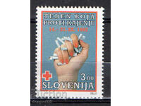 1992. Σλοβενία. Ερυθρός Σταυρός - Εβδομάδα κατά του καπνίσματος.