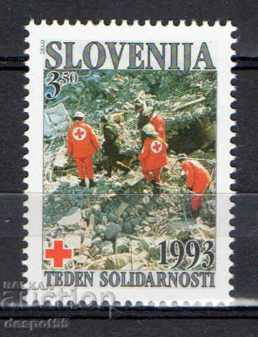 1993. Slovenia. Crucea Roșie - Săptămâna Solidarității.