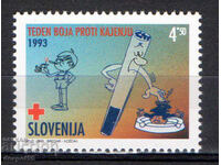 1993. Σλοβενία. Ερυθρός Σταυρός - Εβδομάδα κατά του καπνίσματος.