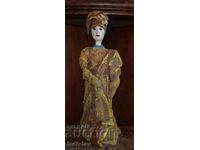 Păpușă vintage papier-mâché