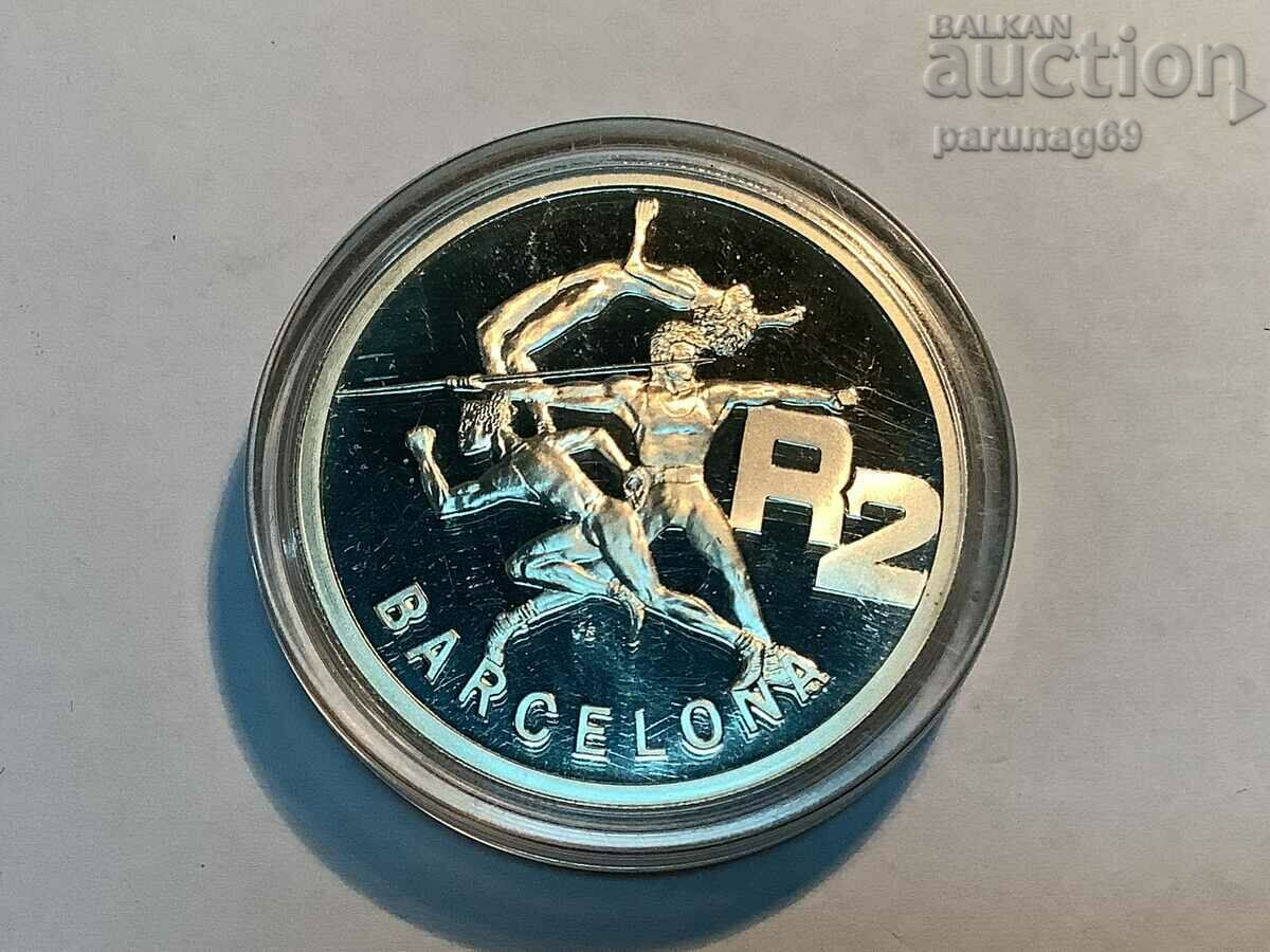 Africa de Sud 2 Rand 1992 Argint 0,925