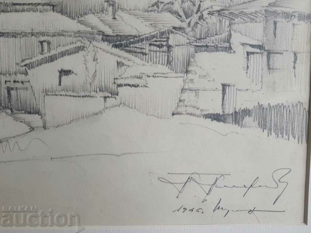 Παράδοση Κύριο σχέδιο με μολύβι Toma Petrov Η εκκλησία στο Shumen Παράδοση Κύριο σχέδιο με μολύβι Toma Petrov Η εκκλησία στο Shumen